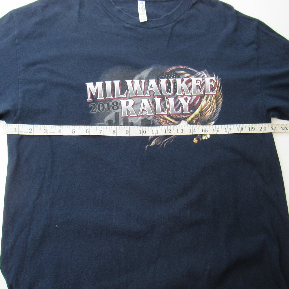 115th Anniversary Milwaukee Rally 2018 Long Sleeve Graphic T-Shirt Size L - Picture 6 of 8